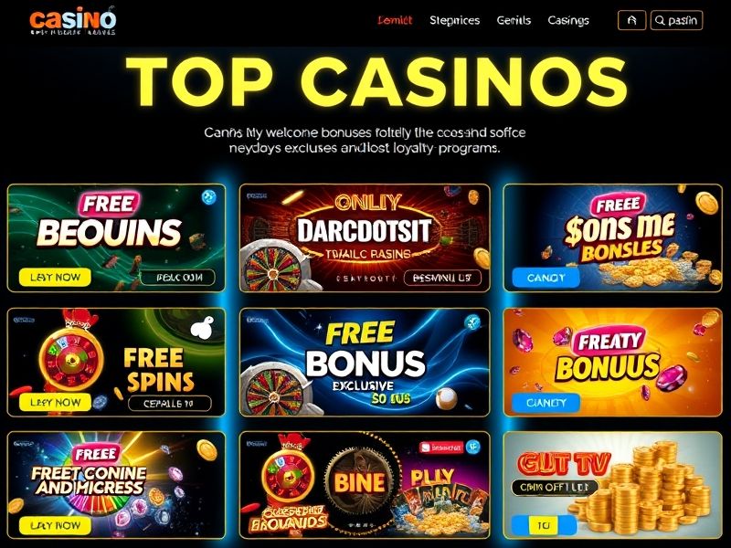 Explore expert reviews and rankings of the top casino websites. Find the best online gambling platforms for slots, table games, live dealers, and more with detailed guides and up-to-date information.